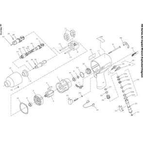 Part Location Diagram of 2U-933-4 Ingersoll Rand Stop